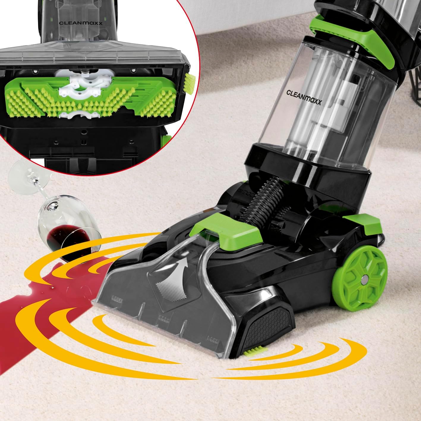 CLEANmaxx Tepovač koberců RR-1144.085XJ Professional 12